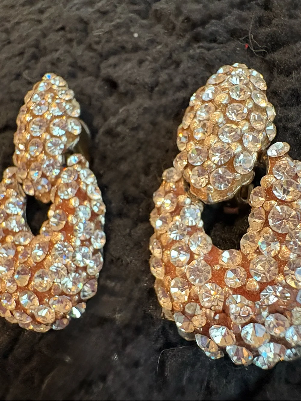 Crystal Clar Pave Erika Courtney Clip-Statement Earrings